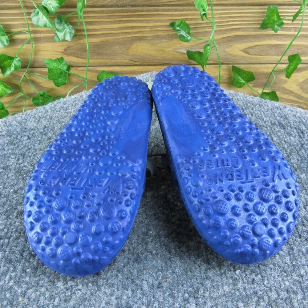 Western Chief Boys Fisherman Size T 11 Medium Shoes Blue‎ Synthetic Slip On